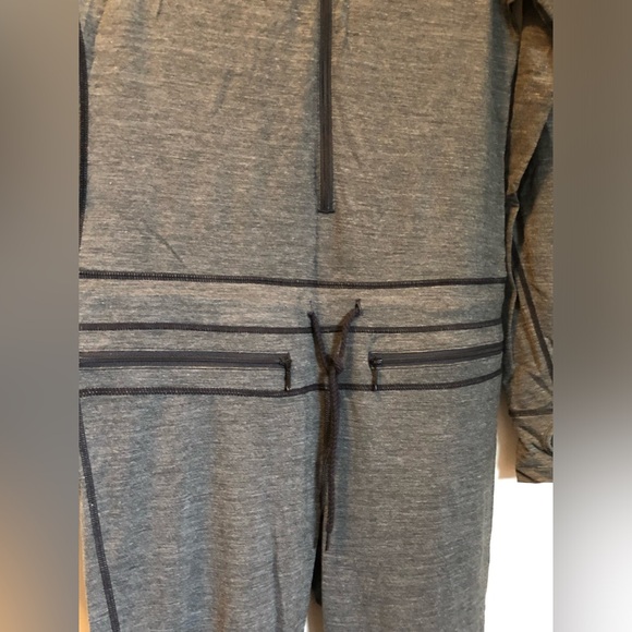 Small grey air blaster merino wool tencel onesie - Picture 7 of 8